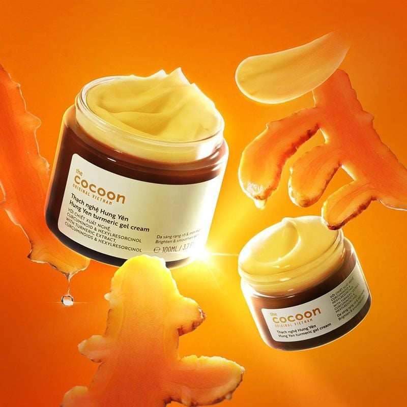 Kem Dưỡng Ẩm Cocoon Làm Sáng Da Dạng Thạch Từ Nghệ Hưng Yên Hung Yen Turmeric Gel Cream - Ảnh 2