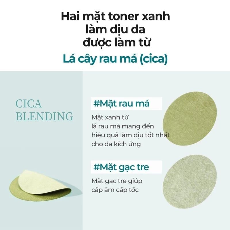 Toner Pad numbuzin Làm Dịu Da No.1 Centella Re-Leaf Green Toner Pad 190ml/70pcs - Ảnh 3