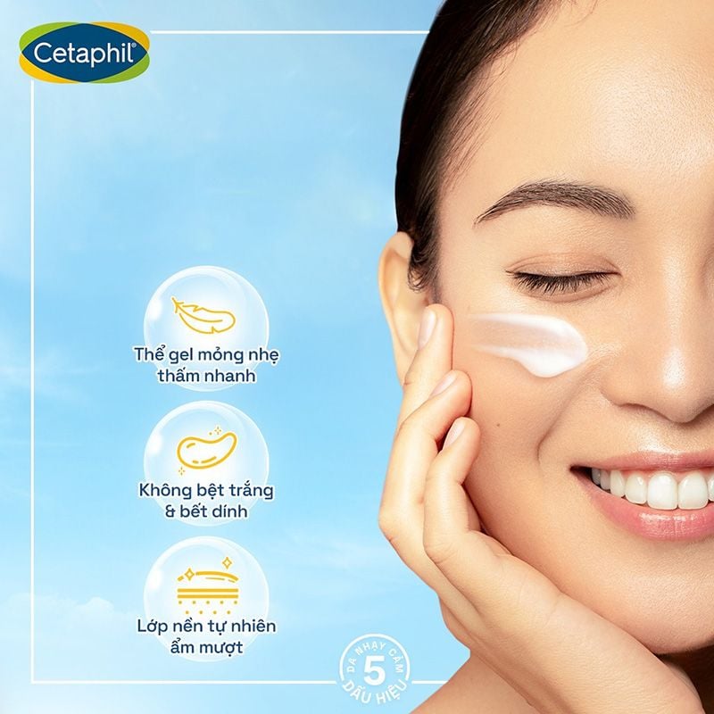 Gel Chống Nắng Cetaphil Dịu Nhẹ Dành Cho Da Nhạy Cảm Sun SPF50+ Light Gel 50ml - Ảnh 2
