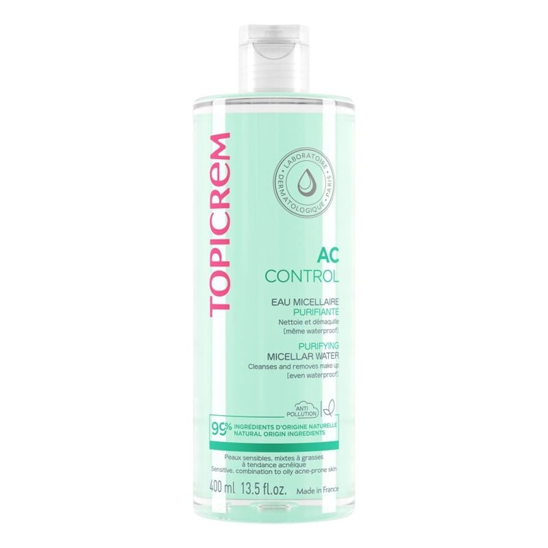 Nước Tẩy Trang Topicrem Cho Da Dầu Mụn Ac Control Purifying Micellar Water 400ml