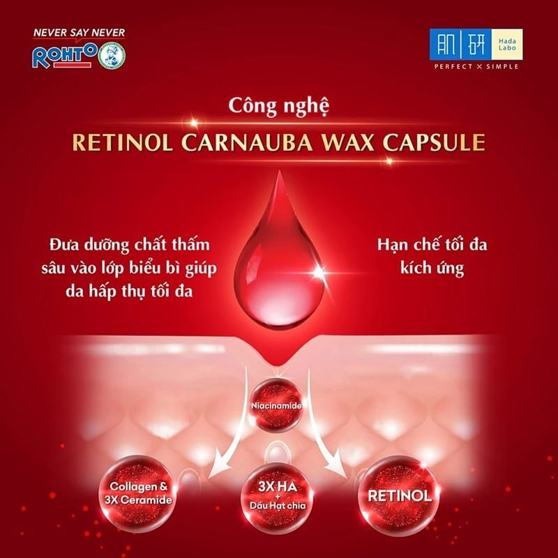 Nước Hoa Hồng Hada Labo Hỗ Trợ Cải Thiện Lão Hóa Da Pro-Aging Retinol B3 Lotion 170ml - Ảnh 2
