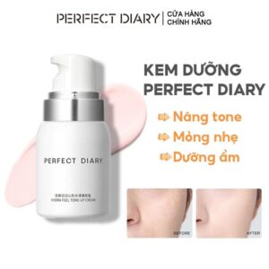 Kem Dưỡng Ẩm Perfect Diary Nâng Tone, Mỏng Nhẹ Hydra Feel Tone-Up Cream 40g