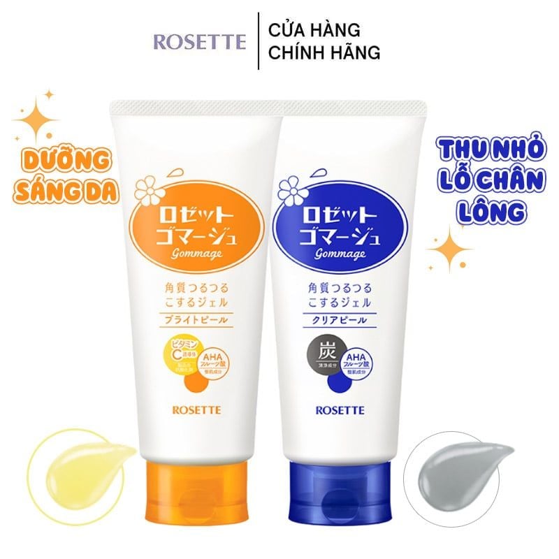 Tẩy Tế Bào Chết Rosette Chiết Xuất Từ Thiên Nhiên Nhật Bản Gommage 120g