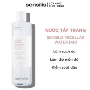 Nước Tẩy Trang Sensilis Làm Sạch Dịu Nhẹ Micellar Water [AR] 400ml