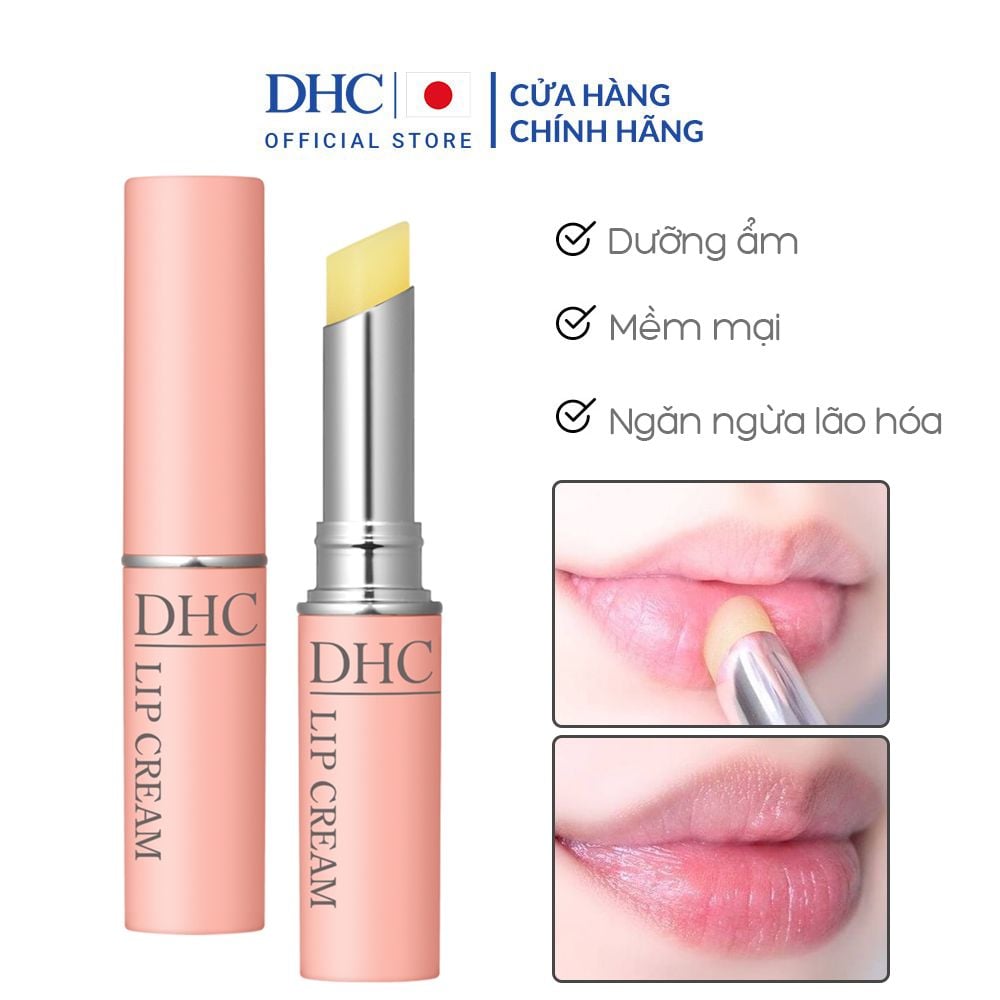 Son Dưỡng Ẩm DHC Cho Môi Mềm Mại, Mịn Màng Lip Cream 1.5g